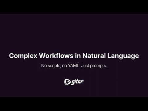 Complex Workflows in Natural Language